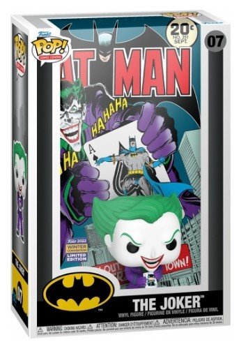 Funko POP! Comic Covers, figurka kolekcjonerska, Batman, The Joker, Limitowana Edycja, 07 Funko POP!