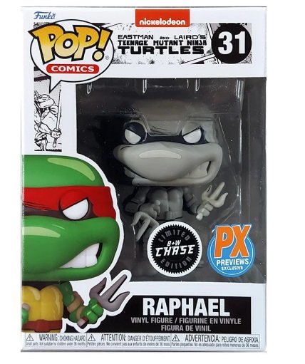Funko Pop! Comics Tmnt Turtles Raphael 31 Chase Funko