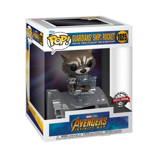 Funko POP! Deluxe, figurka kolekcjonerska, Marvel, Avengers, Guardians' Ship: Rocket, 1025 Funko POP!