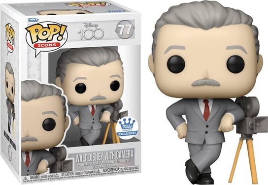 Funko POP Disney 77 Walt Disney with Camera Special Edition Funko - POP!