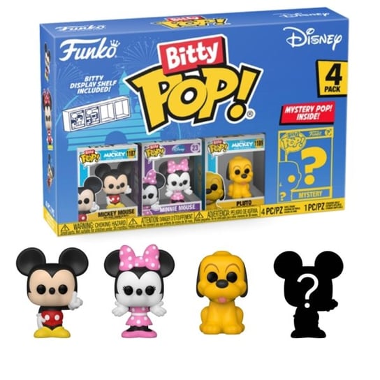 Funko POP!, Disney, figurka kolekcjonerska, Bitty POP!: Disney - Mickey 4PK Funko POP!