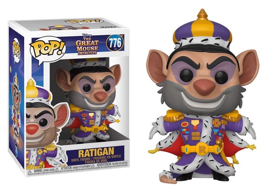 Funko POP! Disney, figurka kolekcjonerska, Great Mouse, Ratigan, 776 Funko POP!