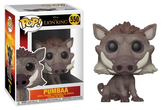 Funko POP! Disney, figurka kolekcjonerska, Lion King, Pumbaa, 550 Funko POP!