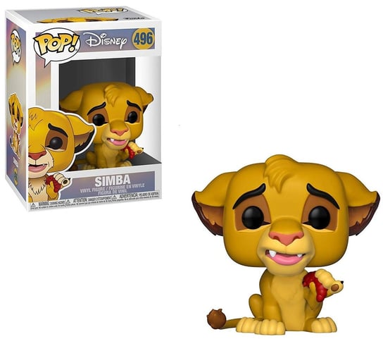 Funko POP! Disney, figurka kolekcjonerska, Lion King, Simba, 496 Funko POP!