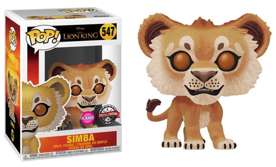 Funko POP! Disney, figurka kolekcjonerska, Lion King, Simba, Flocked, 547 Funko POP!
