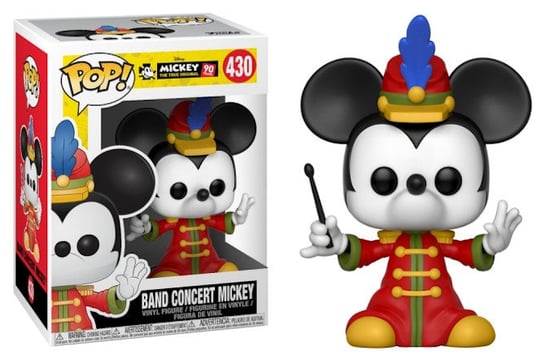 Funko POP! Disney, figurka kolekcjonerska, Mickey's 90th, Band Concert Mickey, 430 Funko POP!