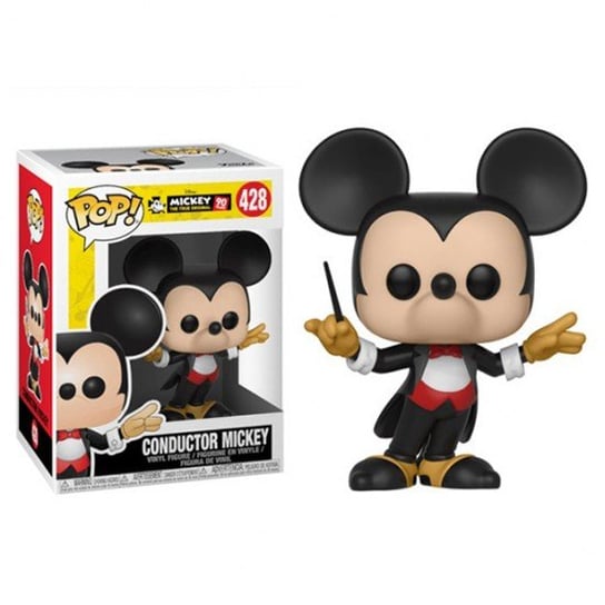 Funko POP! Disney, figurka kolekcjonerska, Mickey's 90th, Conductor Mickey, 428 Funko POP!