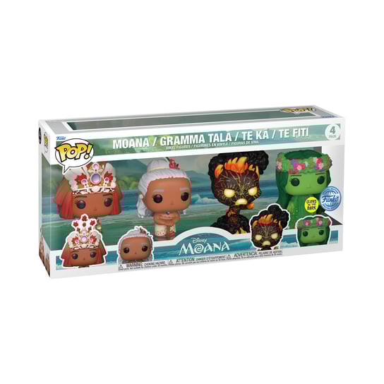 Funko POP! Disney, figurka kolekcjonerska, Moana, 4PK Funko POP!