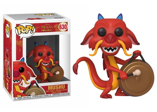 Funko POP! Disney, figurka kolekcjonerska, Mulan, Mushu, 630 Funko POP!