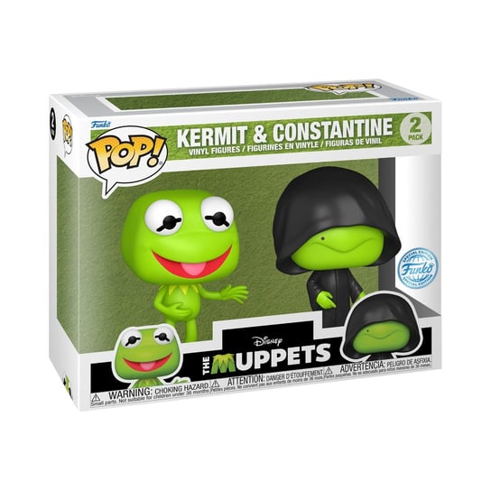 Funko POP! Disney, figurka kolekcjonerska, Muppets, Kermit&Constantine, 2pack Funko POP!