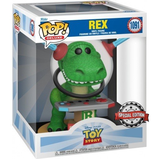 Funko POP! Disney, figurka kolekcjonerska, Toy Story, Rex, Edycja Limitowana, 1091 Funko POP!