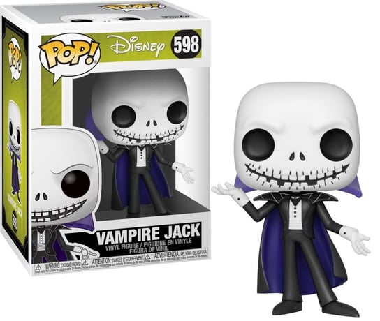 Funko POP! Disney, figurka kolekcjonerska, Vampire Jack, 598 Funko POP!
