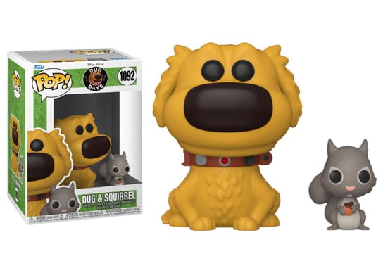 Funko POP! Disney Pixar, figurka kolekcjonerska, Dug Days, Dug&Squirrel, 1092 Funko POP!