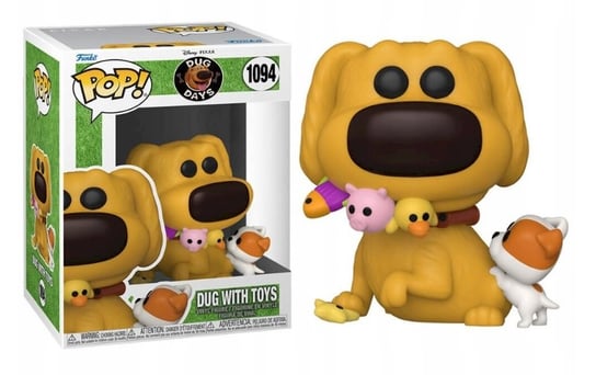 Funko POP! Disney Pixar, figurka kolekcjonerska, Dug Days, Dug With Toys, 1094 Funko POP!