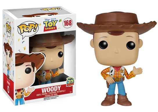 Funko POP! Disney Pixar, figurka kolekcjonerska, Toy Story, Woody, 168 Funko POP!
