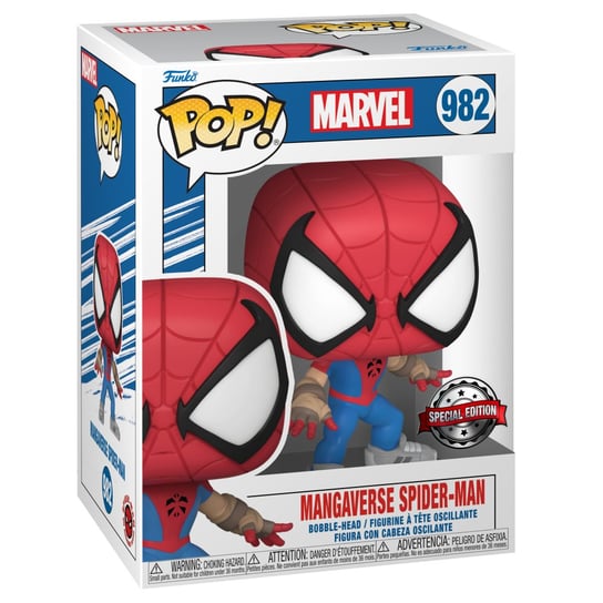 Funko POP! Exclusive, figurka kolekcjonerska, Marvel, Mangaverse Spider-Man, 982 Funko POP!