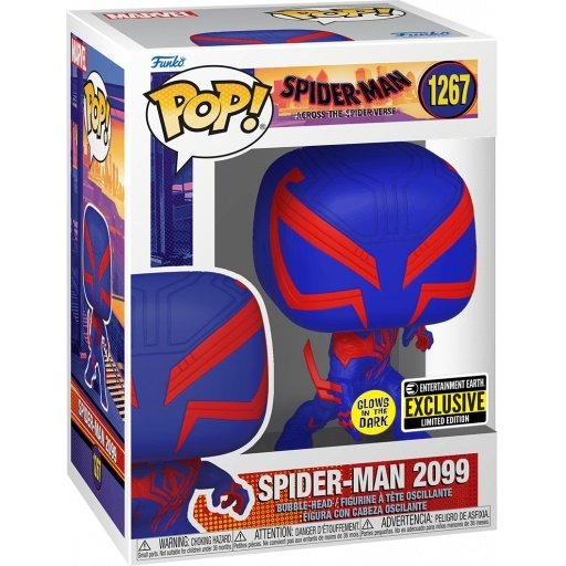 Funko POP! Exclusive, figurka kolekcjonerska, Spider-Man, Spider-Man 2099, Glow, 1267 Funko POP!