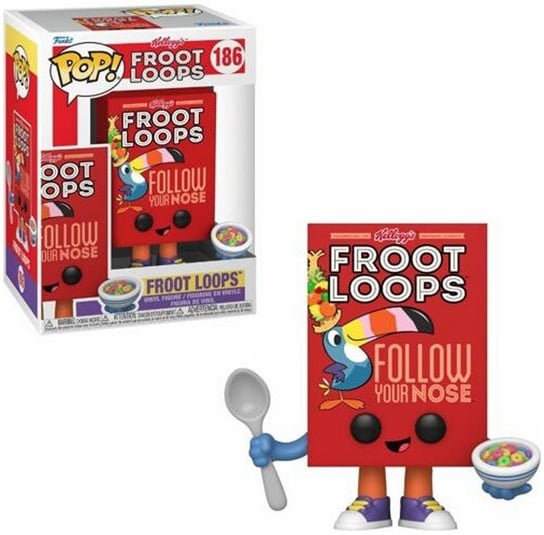 Funko POP!, figurka kolekcjonerska, Froot Loops, Cereal Box, 186 Funko POP!