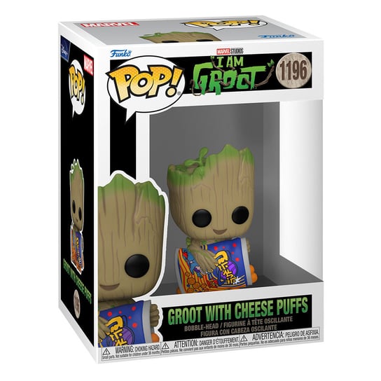 Funko POP!, figurka kolekcjonerska, Marvel: IAG Groot w/Cheese Puffs Funko POP!