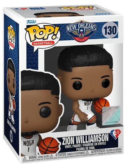 Funko POP!, figurka kolekcjonerska, NBA: Pelicans - Zion Williamson (City Edition 21)) Funko POP!