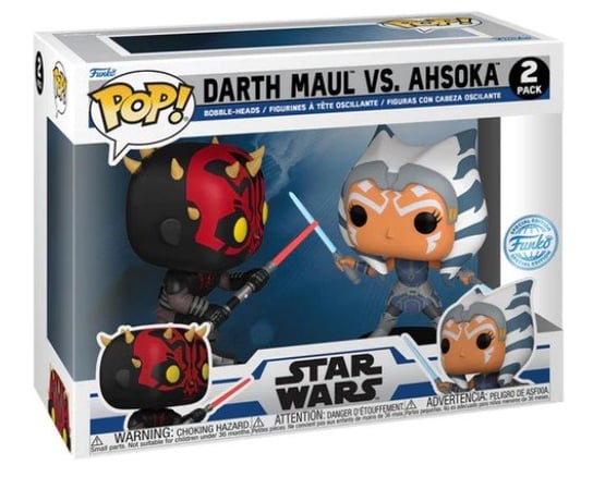 Funko POP!, figurka kolekcjonerska, Star Wars Clone Wars 2PK- Maul vs. Ahsoka Funko POP!