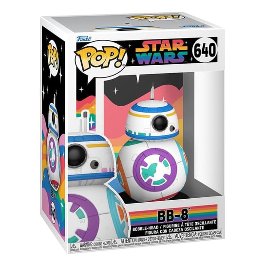 Funko POP!, figurka kolekcjonerska, Star Wars: Pride 2023 - BB -8 Funko POP!