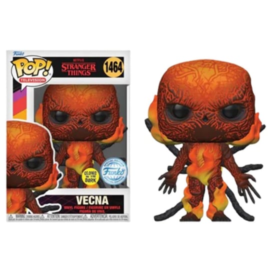 Funko POP!, figurka kolekcjonerska, TV: Strangers Things S4 - Vecna(RD/Fire) Funko POP!