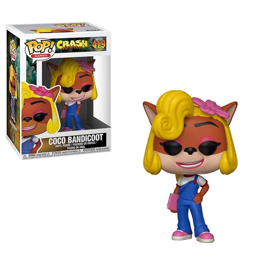 Funko POP! Games, figurka kolekcjonerska, Crash Bandicoot, Coco Bandicoot, 419 Funko POP!