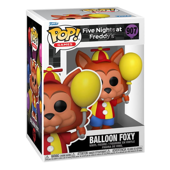 Funko POP! Games, figurka kolekcjonerska, Five Nights at Freddy's, Balloon Foxy, 907 Funko POP!