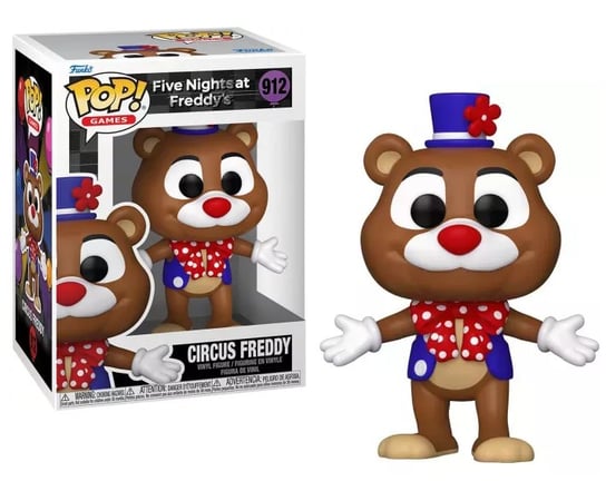 Funko POP! Games, figurka kolekcjonerska, Five Nights at Freddy's, Circus Freddy, 912 Funko POP!