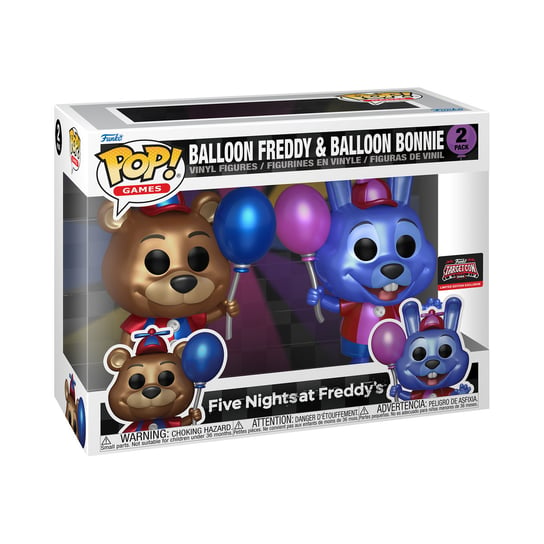 Funko POP! Games, figurka kolekcjonerska, FNAF, Balloon Bonnie&Freddy, 2Pack Funko POP!