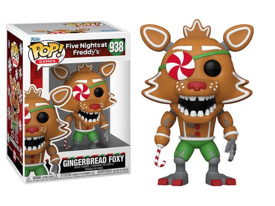 Funko POP! Games, figurka kolekcjonerska, FNAF, Gingerbread Foxy, 938 Funko POP!