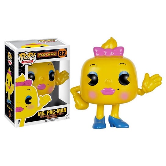 Funko POP! Games, figurka kolekcjonerska, Pacman, Ms. Pac-Man, 82 Funko POP!