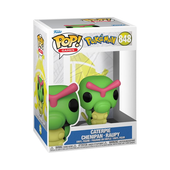 Funko POP! Games, figurka kolekcjonerska, Pokemon, Caterpie, 848 Funko POP!