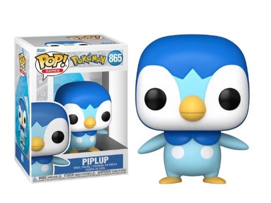 Funko POP! Games, figurka kolekcjonerska, Pokemon, Piplup, 865 Funko POP!