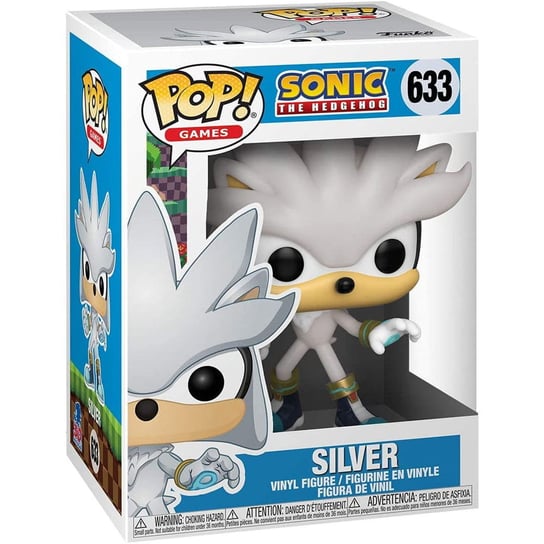 Funko POP! Games, figurka kolekcjonerska, Sonic, Silver, 633 Funko POP!