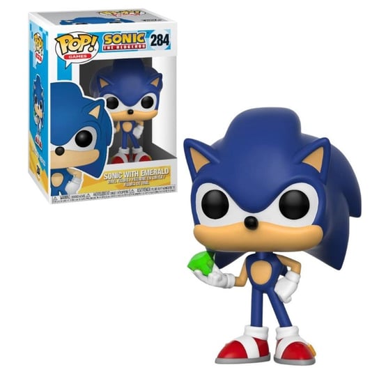Funko POP! Games, figurka kolekcjonerska, Sonic, Sonic With Emerald, 284 Funko POP!