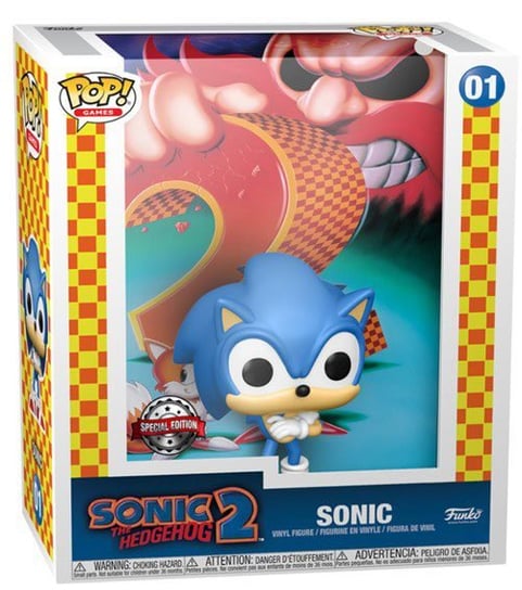 Funko POP! Games, figurka kolekcjonerska, Sonic the Hedgehog Cover, 01 Funko POP!
