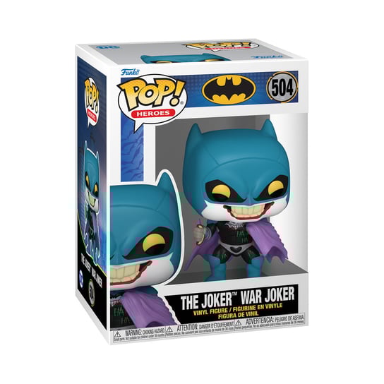 Funko POP! Heroes, figurka kolekcjonerska, Batman, Joker War Joker, 504 Funko POP!