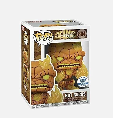 Funko POP! Infinity Warps, figurka kolekcjonerska, Marvel, Hot Rocks, Limitowana Edycja, 864 Funko POP!
