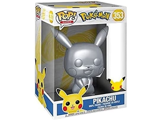 Funko Pop Jumbo: Pokemon S5-10" Pikachu, Multicolor, 1.5X10M=4.9X32.8Ft, 59873 Inna marka