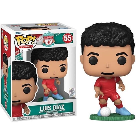 Funko Pop! Lfc Football 55 Luis Diaz Liverpool Fc Funko