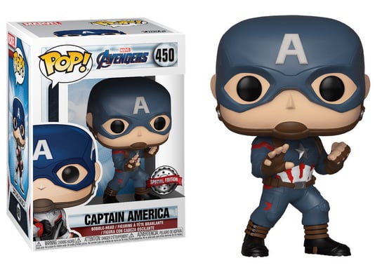 Funko POP! Marvel, figurka kolekcjonerska, Avengers, Capitan America, Specjalna Edycja, 450 Funko POP!