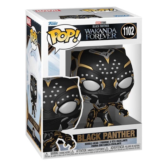 Funko POP! Marvel, figurka kolekcjonerska, Black Panther, 1102 Funko POP!