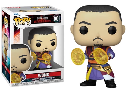 Funko POP! Marvel, figurka kolekcjonerska, Doctor Strange, Wong, 1001 Funko POP!