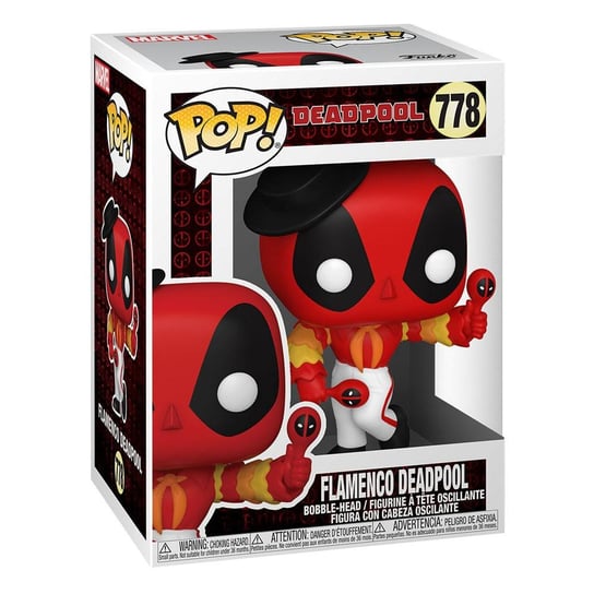Funko POP! Marvel, figurka kolekcjonerska, Flamenco Deadpool, 778 Funko POP!