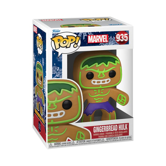 Funko POP! Marvel, figurka kolekcjonerska, Gingerbread Hulk, 935 Funko POP!