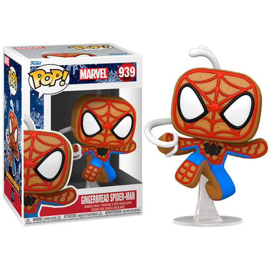 Funko POP! Marvel, figurka kolekcjonerska, Gingerbread Spider-Man, 939 Funko POP!