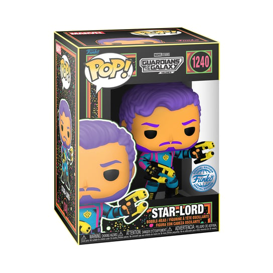 Funko POP! Marvel, figurka kolekcjonerska, Guardians of the Galaxy, Star-Lord, Exclusive, 1240 Funko POP!