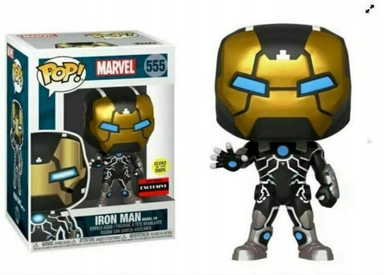 Funko POP! Marvel, figurka kolekcjonerska, Iron Man, Glow, 555 Funko POP!